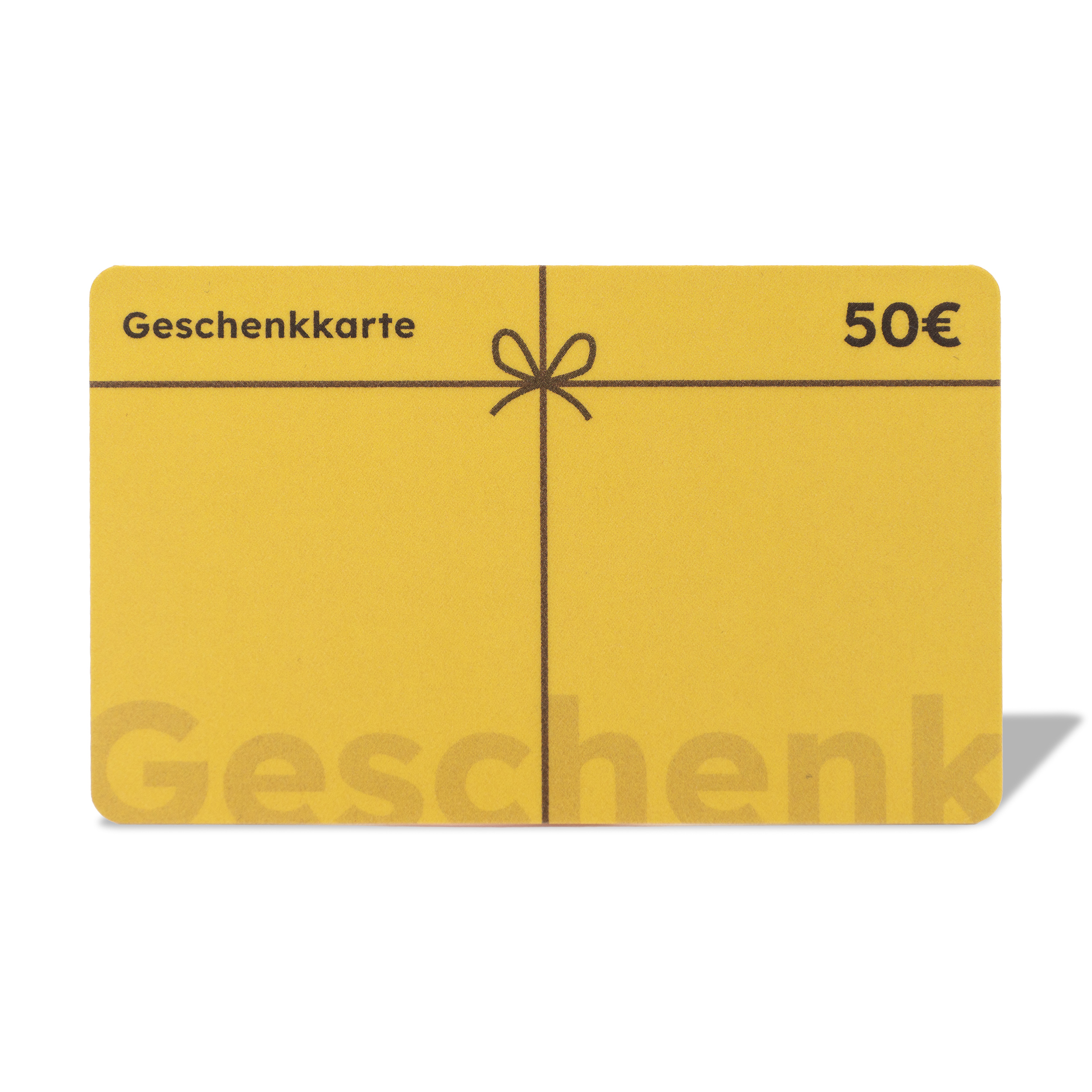 Geschenkgutscheinkarte 50 Euro