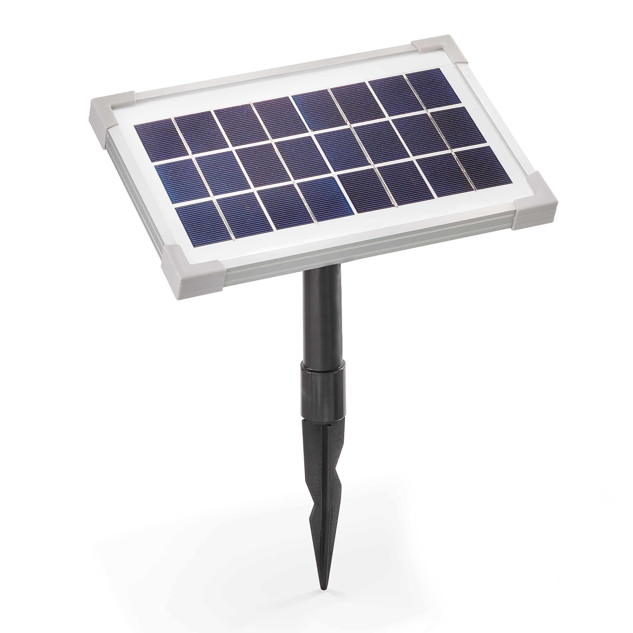 Solarmodul 3,5 Wp / 6 V mit Stecker 2-polig rund