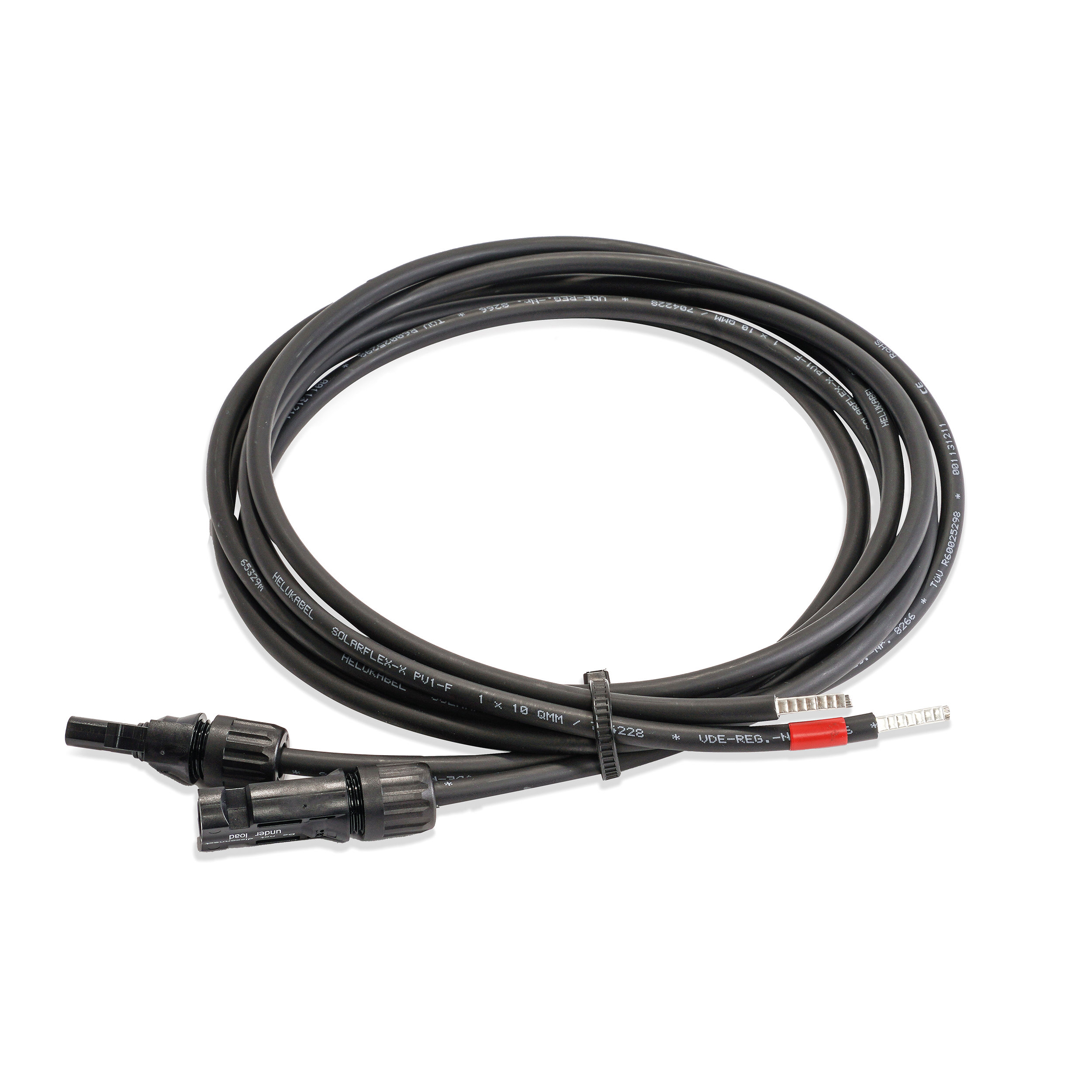 Verlängerung 2 x 2 m/ 10 mm²/ MC4 auf offene Enden