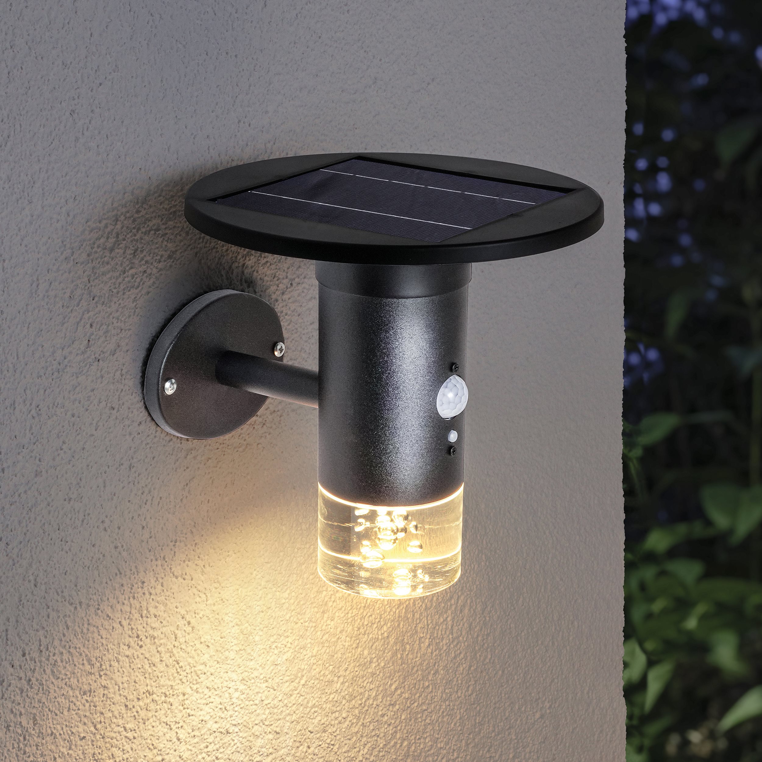 Solar Wandleuchte Biella mit Bewegungssensor