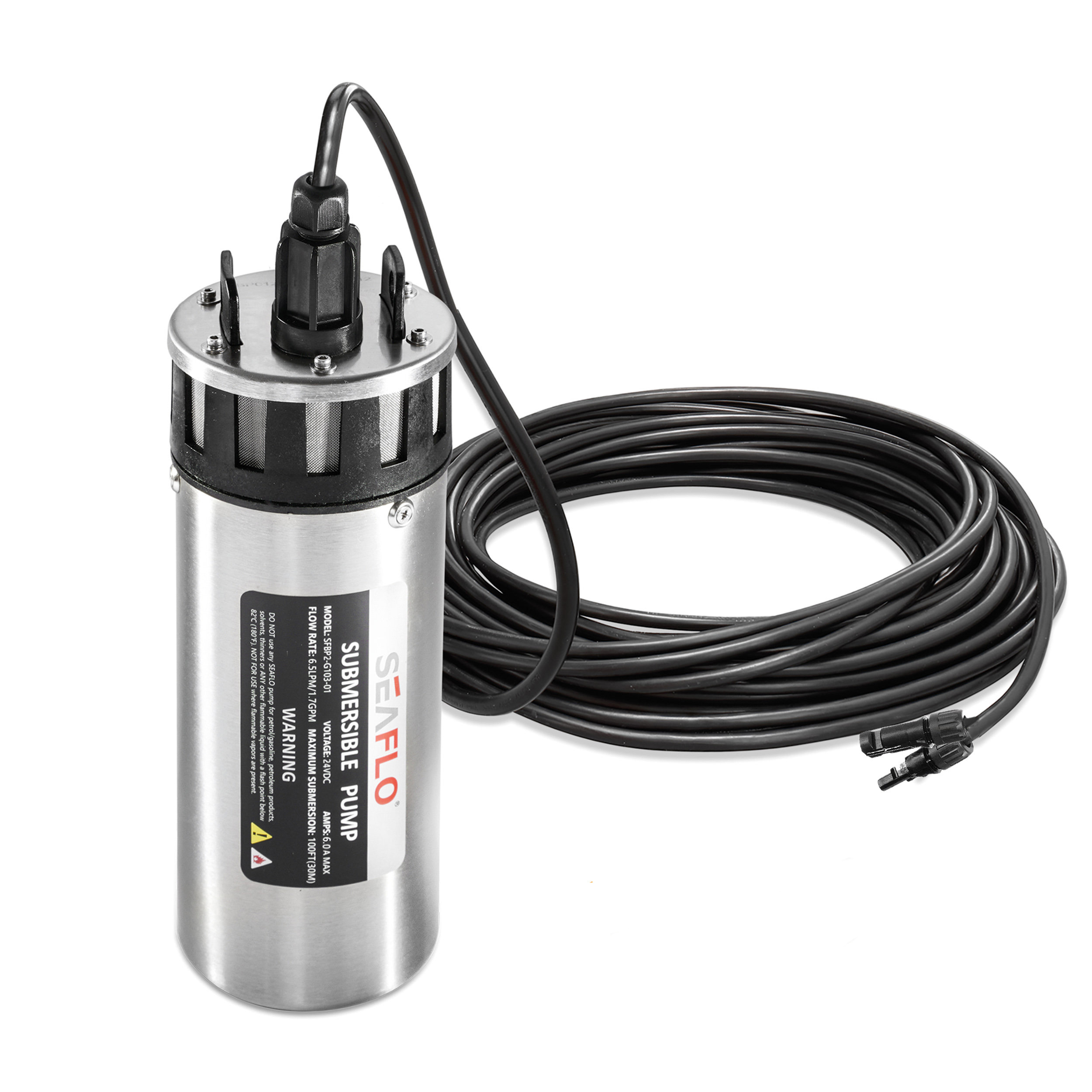 Seaflo Membran Tiefbrunnenpumpe 18-24 V/ 390 l/h