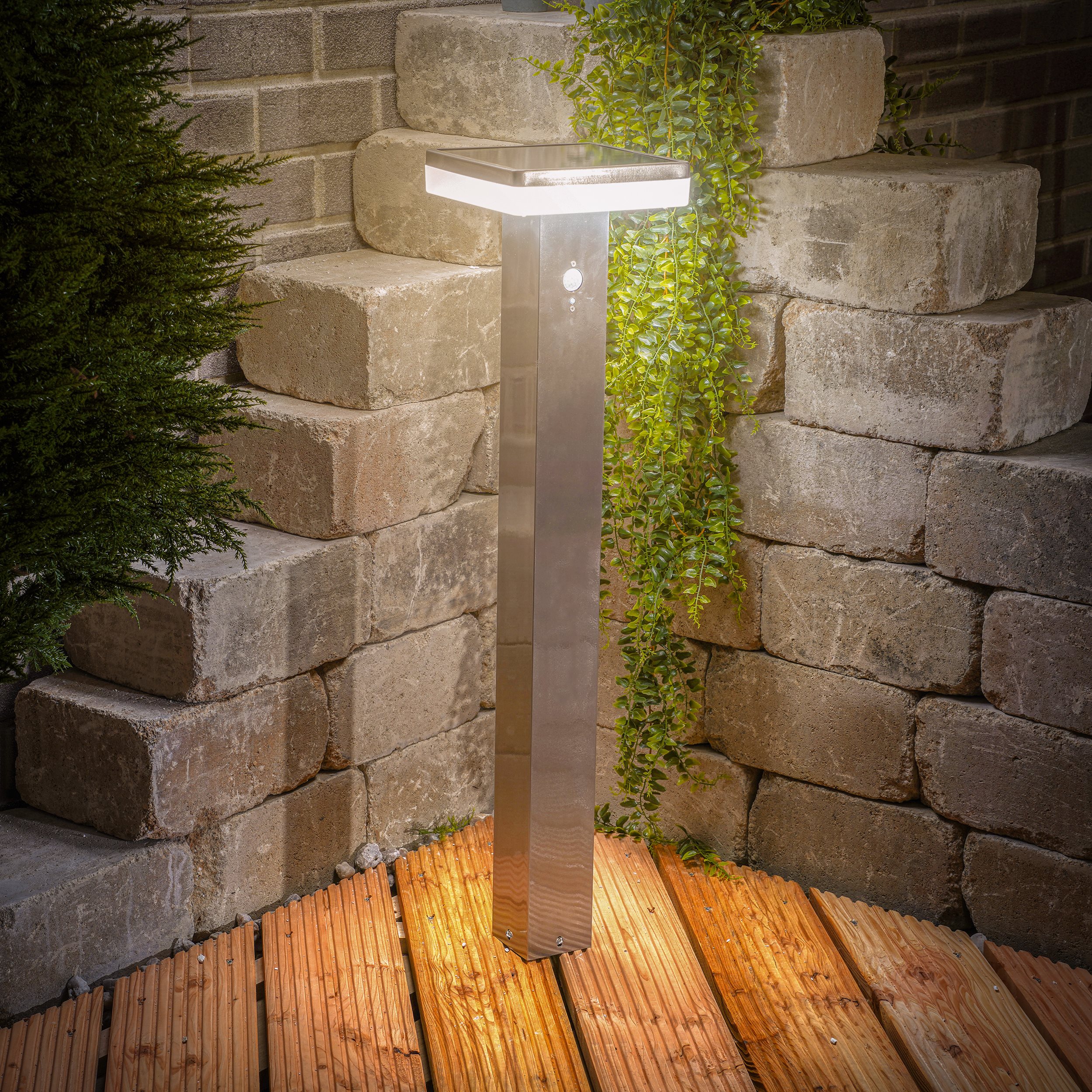 Solar Standleuchte Balou 84 CCT mit Bewegungssensor