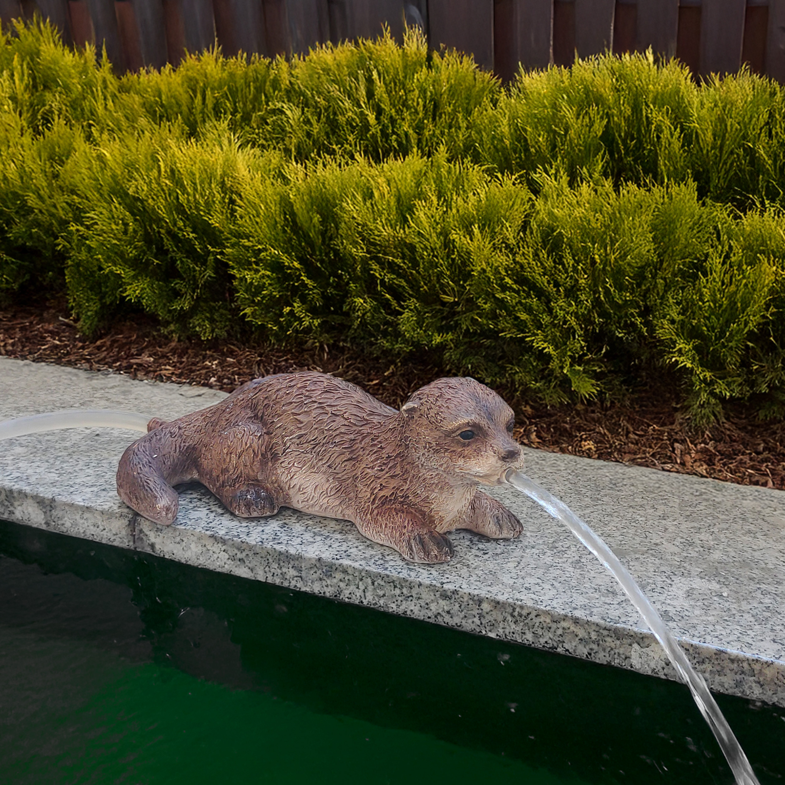 Solar Wasserspeierset Fischotter Otti