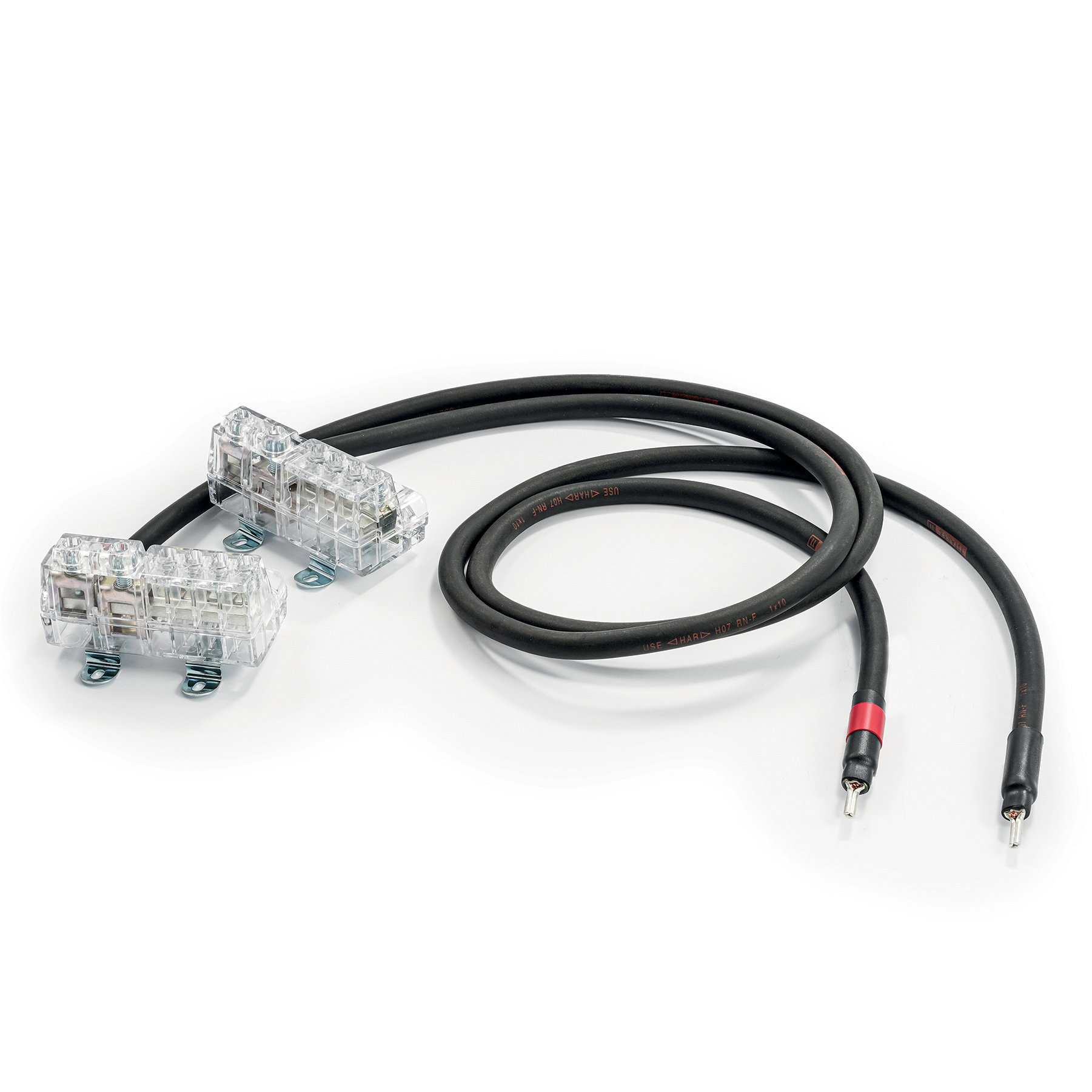 Kabelset MC4 auf Klemmblock 2x1 m 10 qmm