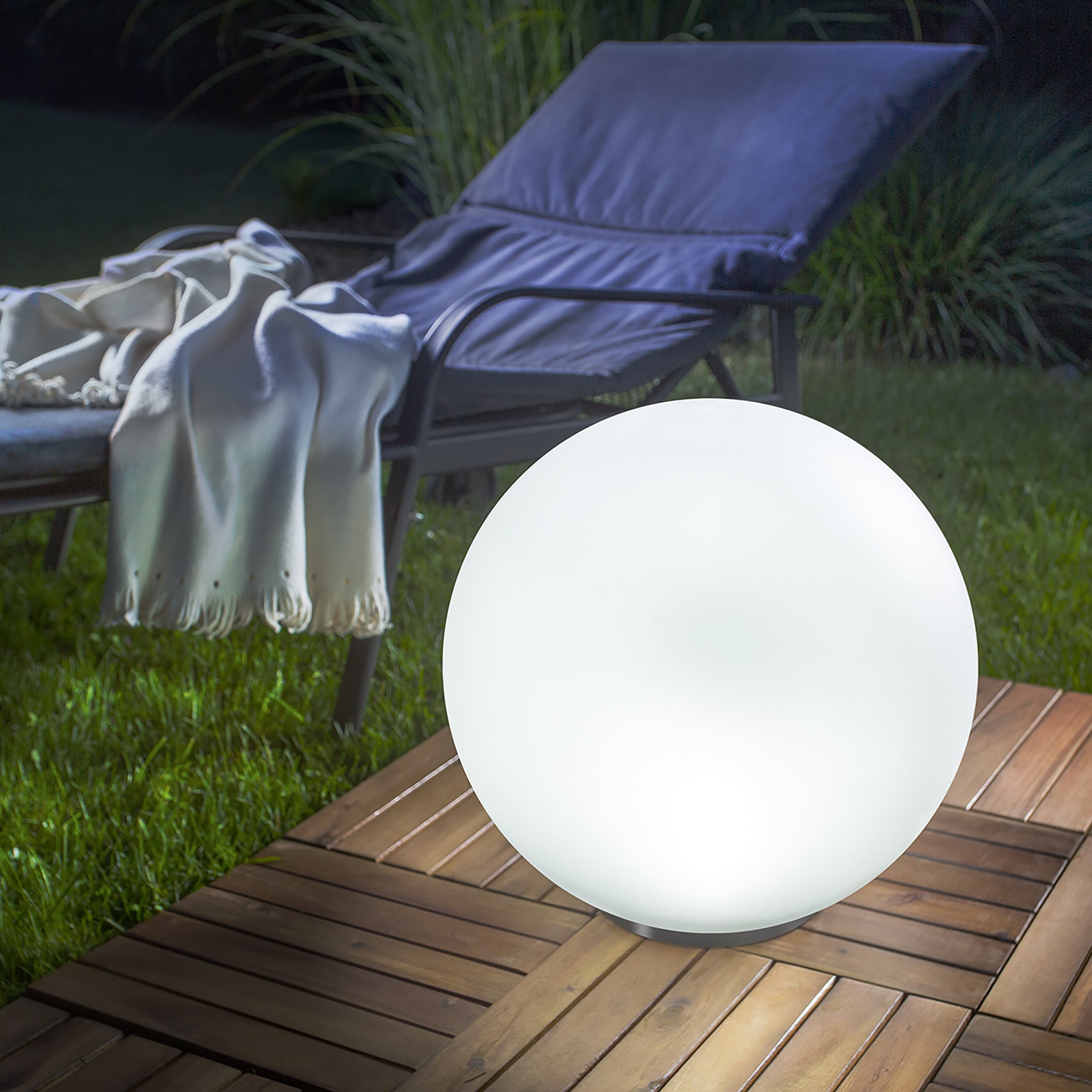 Solarkugel Basic ⌀ 40 cm mit 7 Lichtfarben