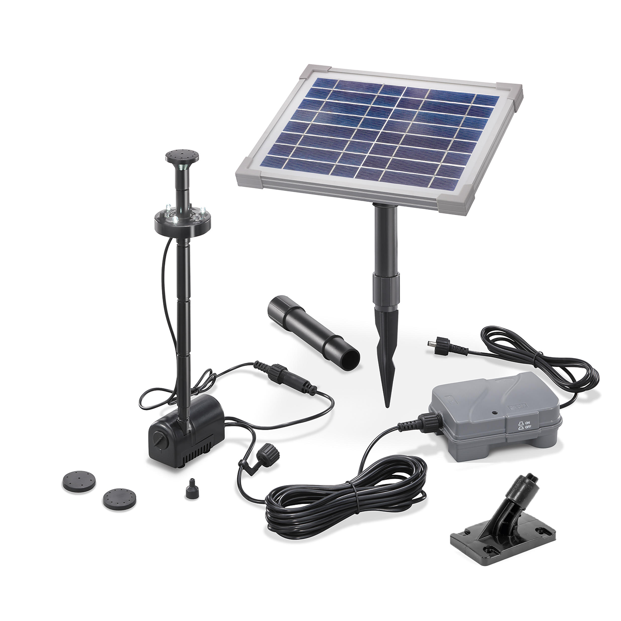 Solar Teichpumpenset 5/160 mit 1,5 Ah LiFePO4 Akkuspeicher