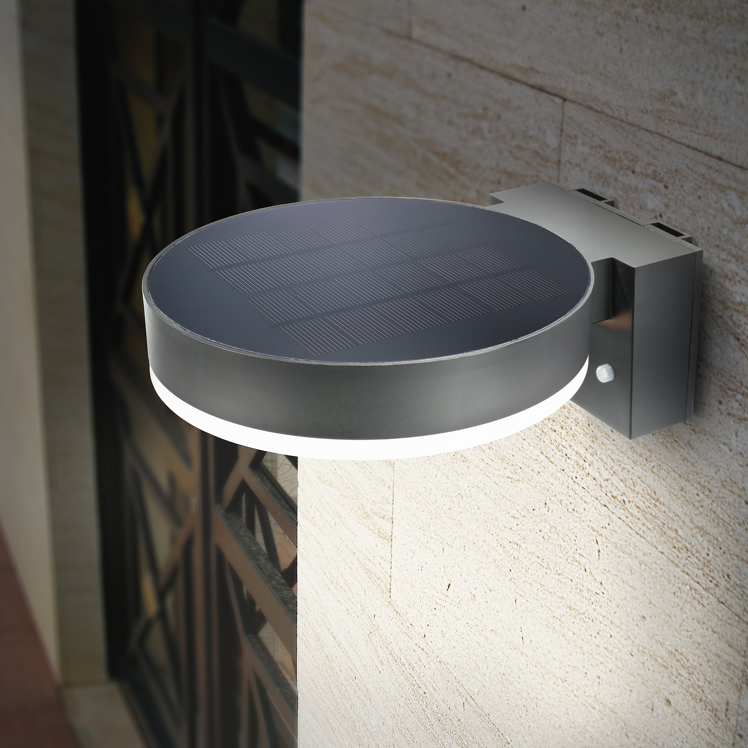 Solar Wandleuchte Diana mit Bewegungssensor
