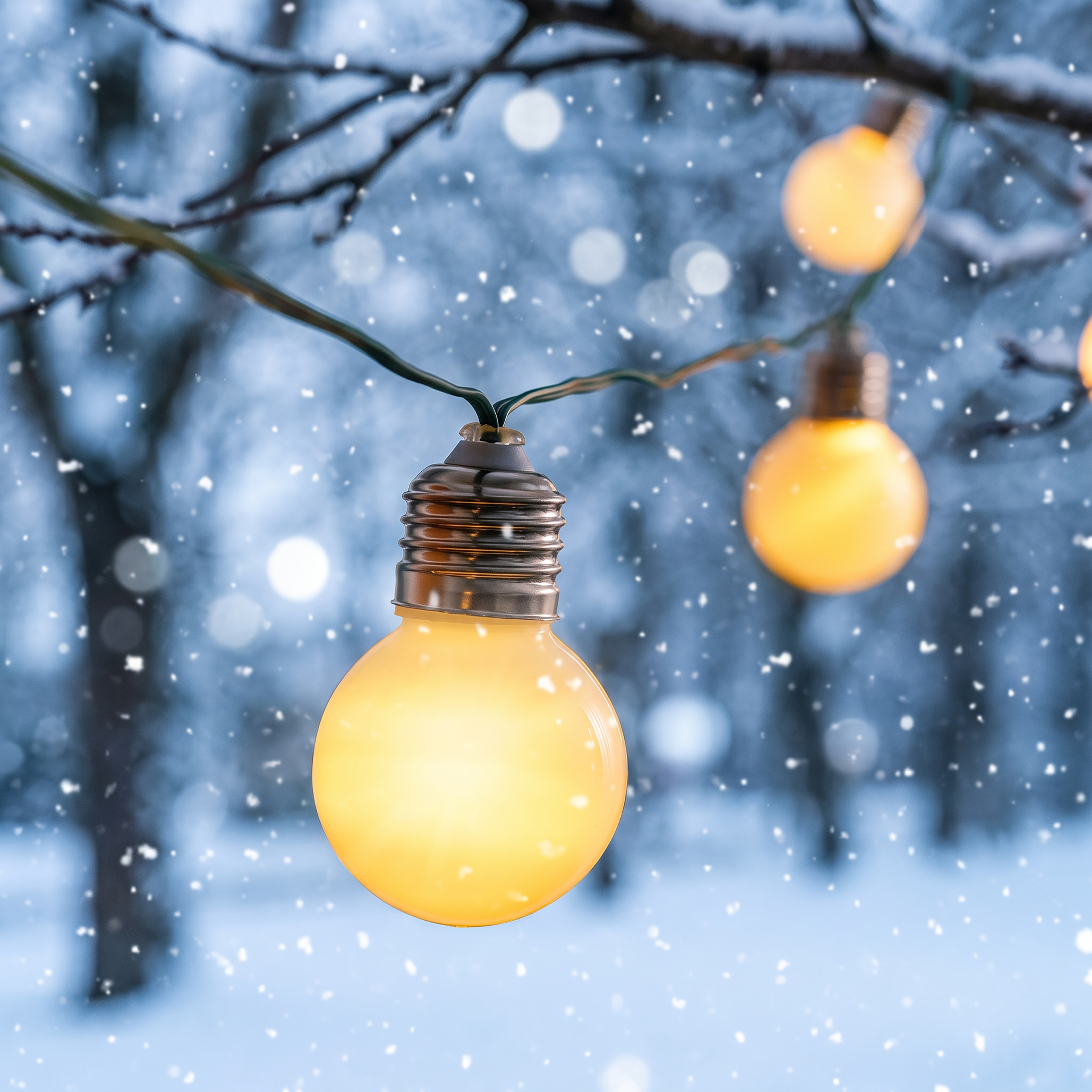 Solar Glühbirnen-Lichterkette Shining Bulbs
