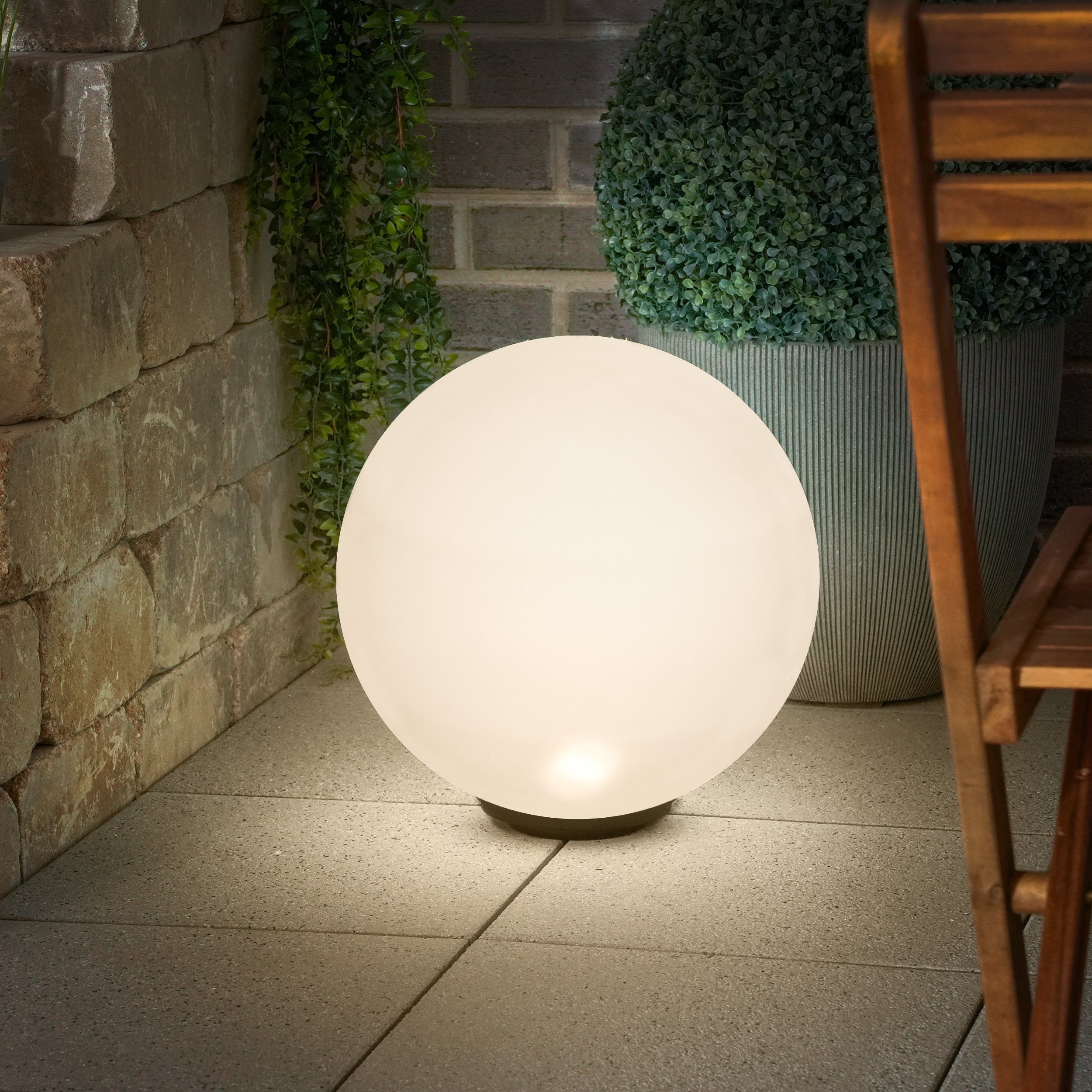 Solarkugel Liana ⌀ 40 cm CCT mit Fernbedienung