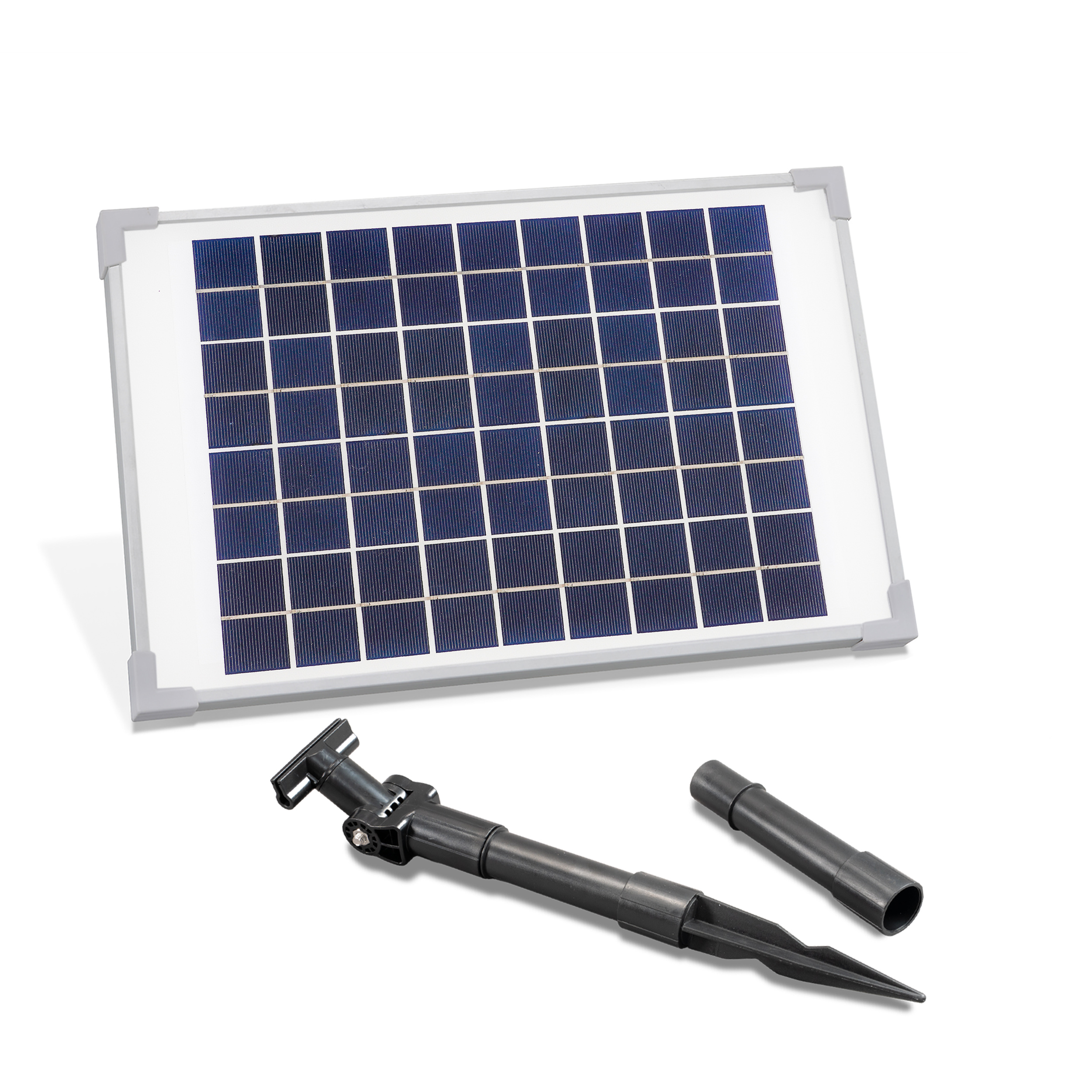 Solarmodul 10 Wp / 18 V mit Stecker 2-polig klein