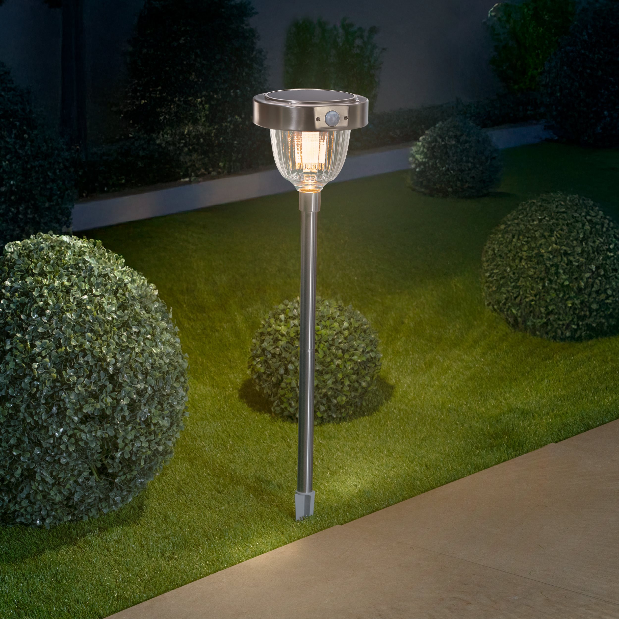 Solar Standleuchte Asinara 70 DuoColor mit Bewegungssensor