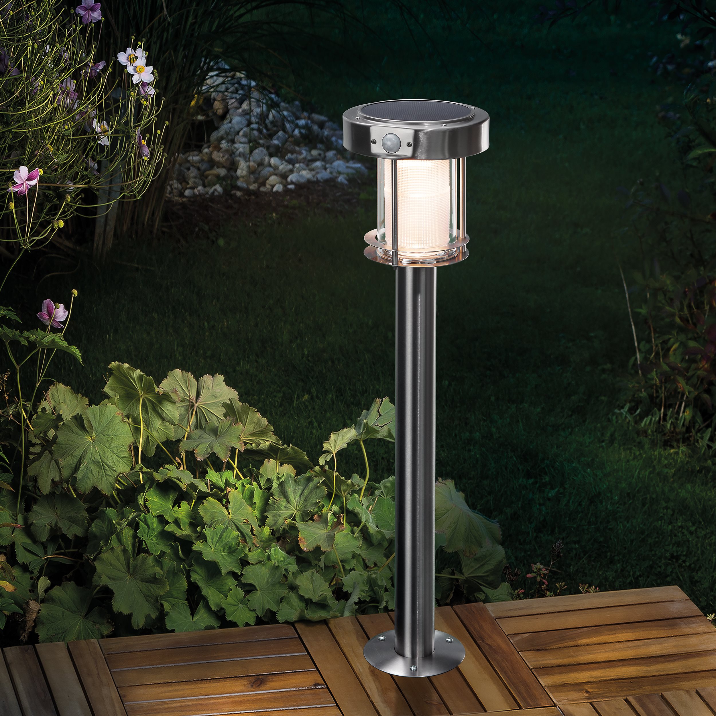 Solar Standleuchte Ancona 71 DuoColor mit Bewegungssensor