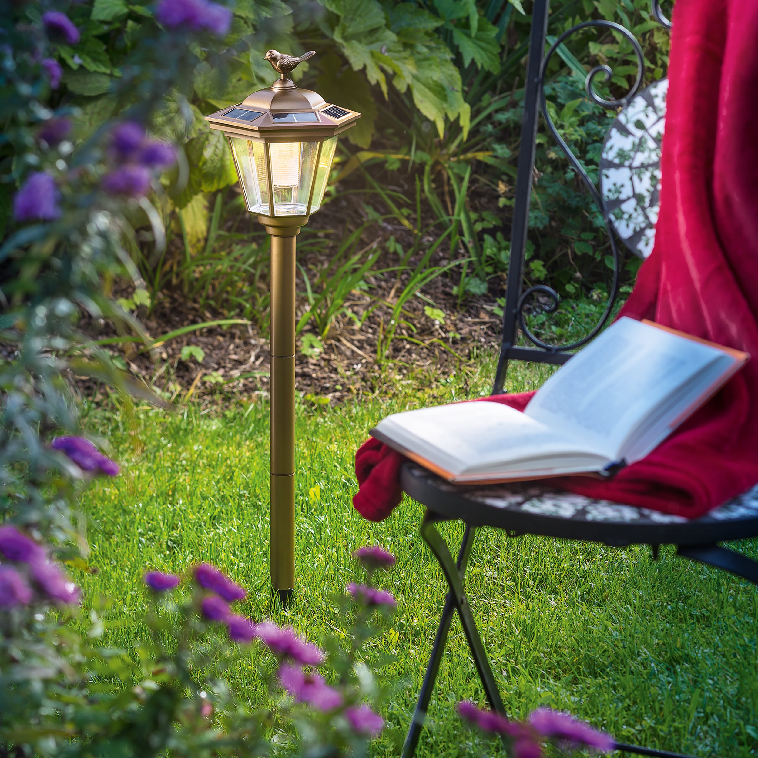 Kupferfarbene Laternenleuchte Tivoli 68 cm