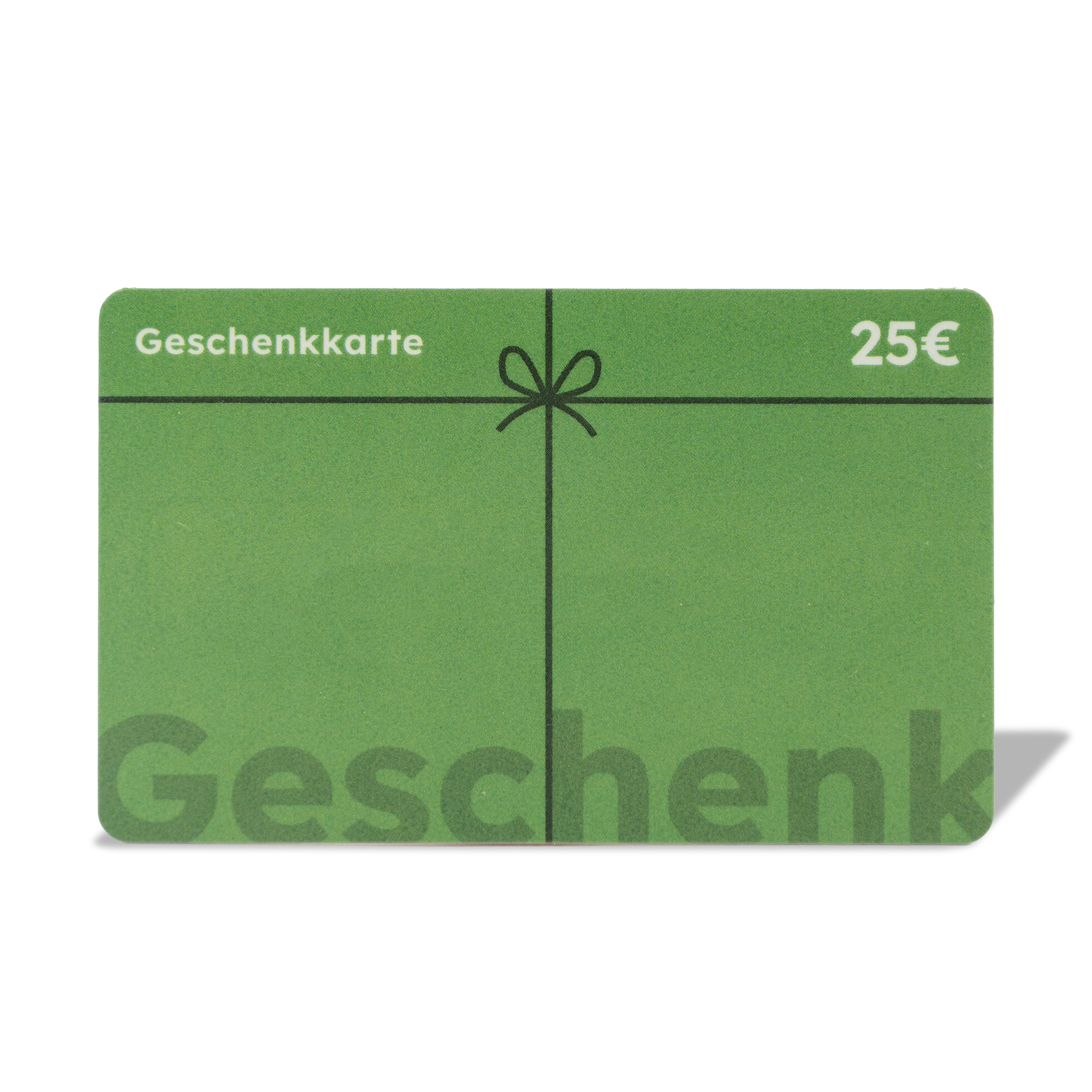 Geschenkgutscheinkarte 25 Euro