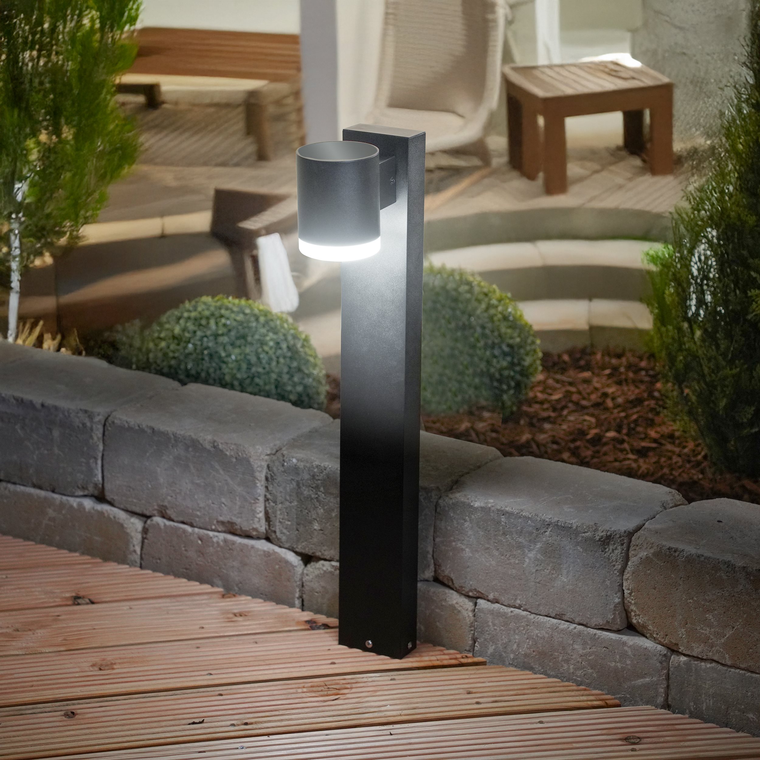 Solar Standleuchte Aura 70 mit einem Leuchtkopf