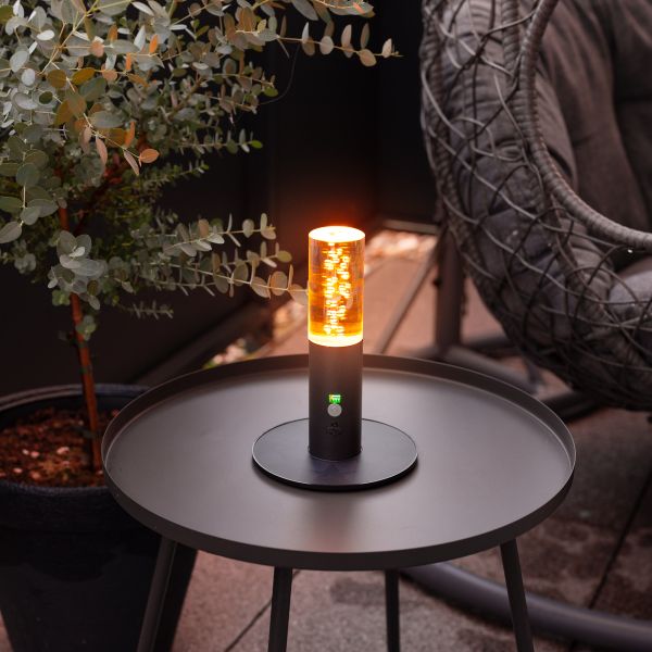 Solar Sensor Tischleuchte "Pineto"