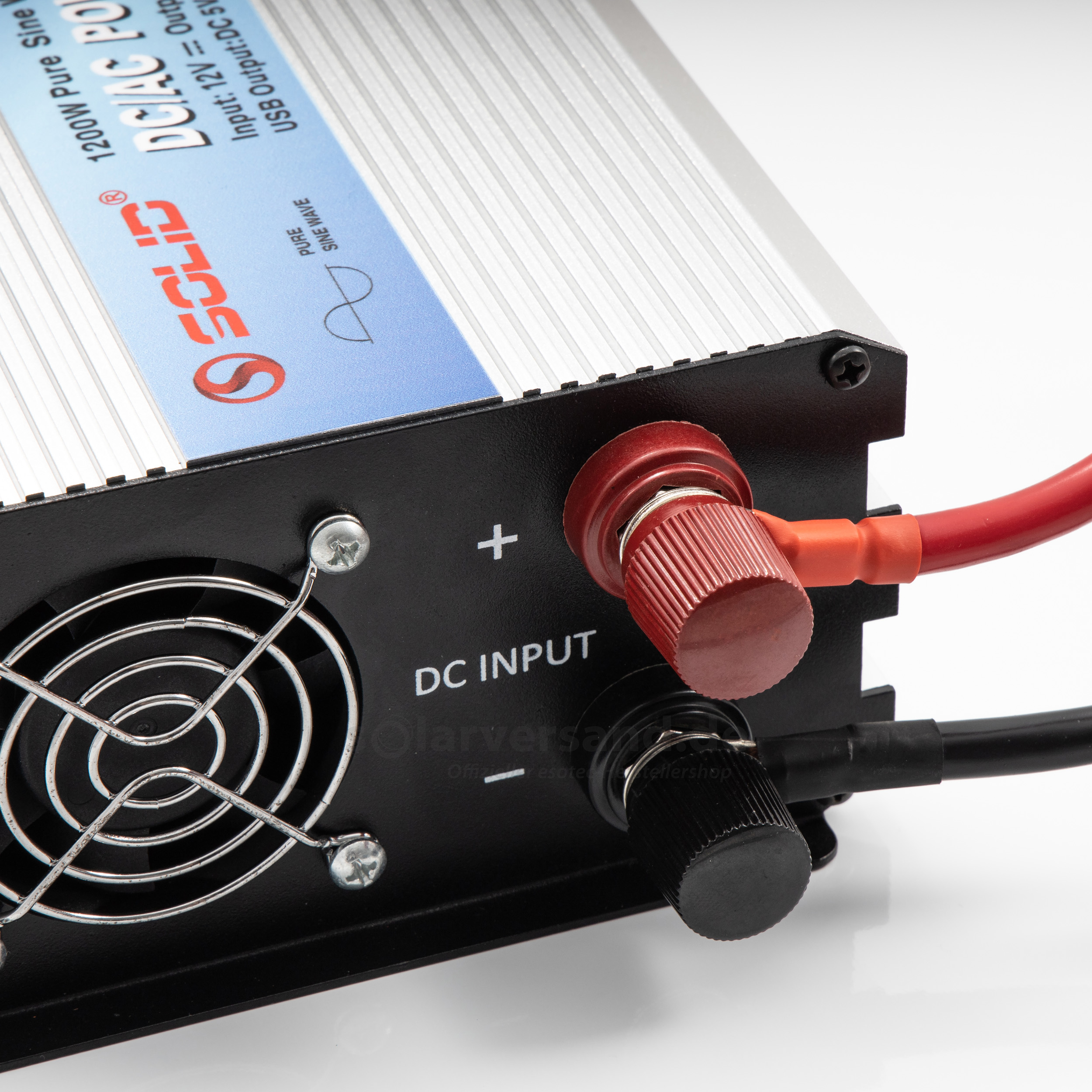 Wechselrichter reiner Sinus 1200 Watt 12V mit FI-Schalter