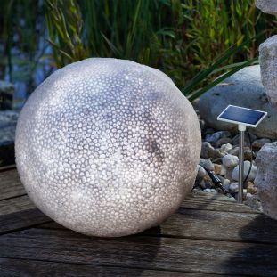 Solar Deko-Leuchtkugel Coral Ball 27 cm