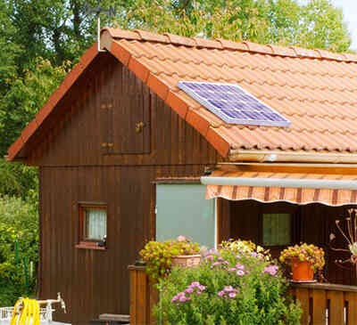 Solaranlage Komplettsets für das Gartenhaus