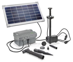 Solar Teichpumpenset 8/300 LED Professional