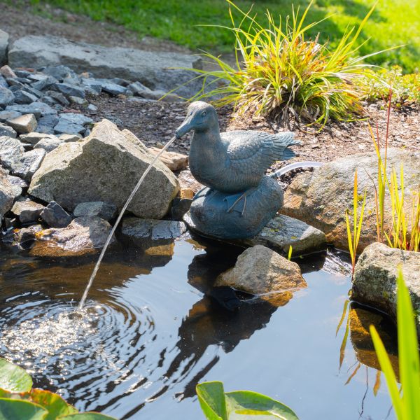 Solar Wasserspeierset Ente "Samuel"