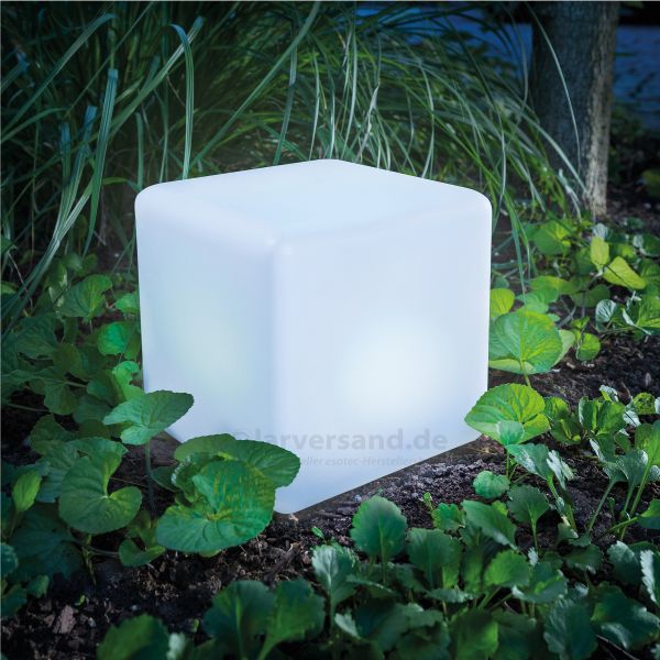 Solar Würfelleuchte Smart Cube 18 cm