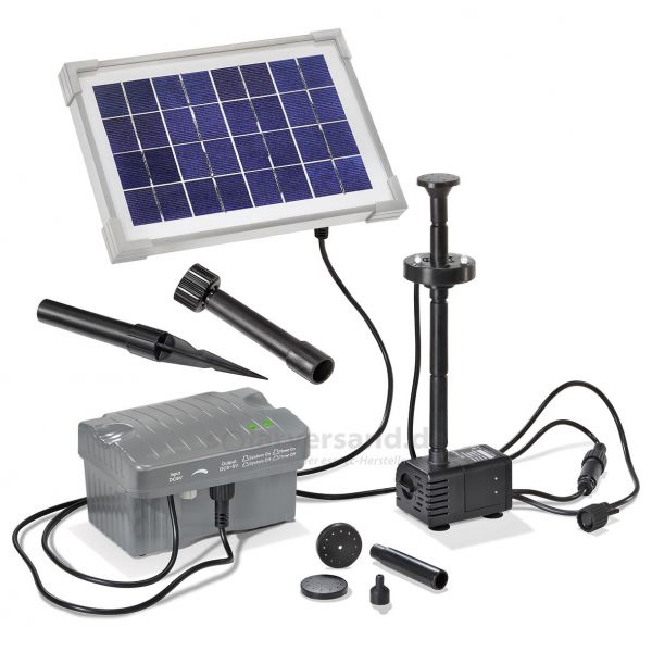 Solar Teichpumpenset Palermo 5/330 LED