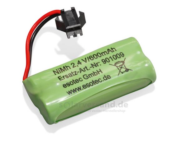 Ersatzakkupack 2,4V 600 mAh - 901009