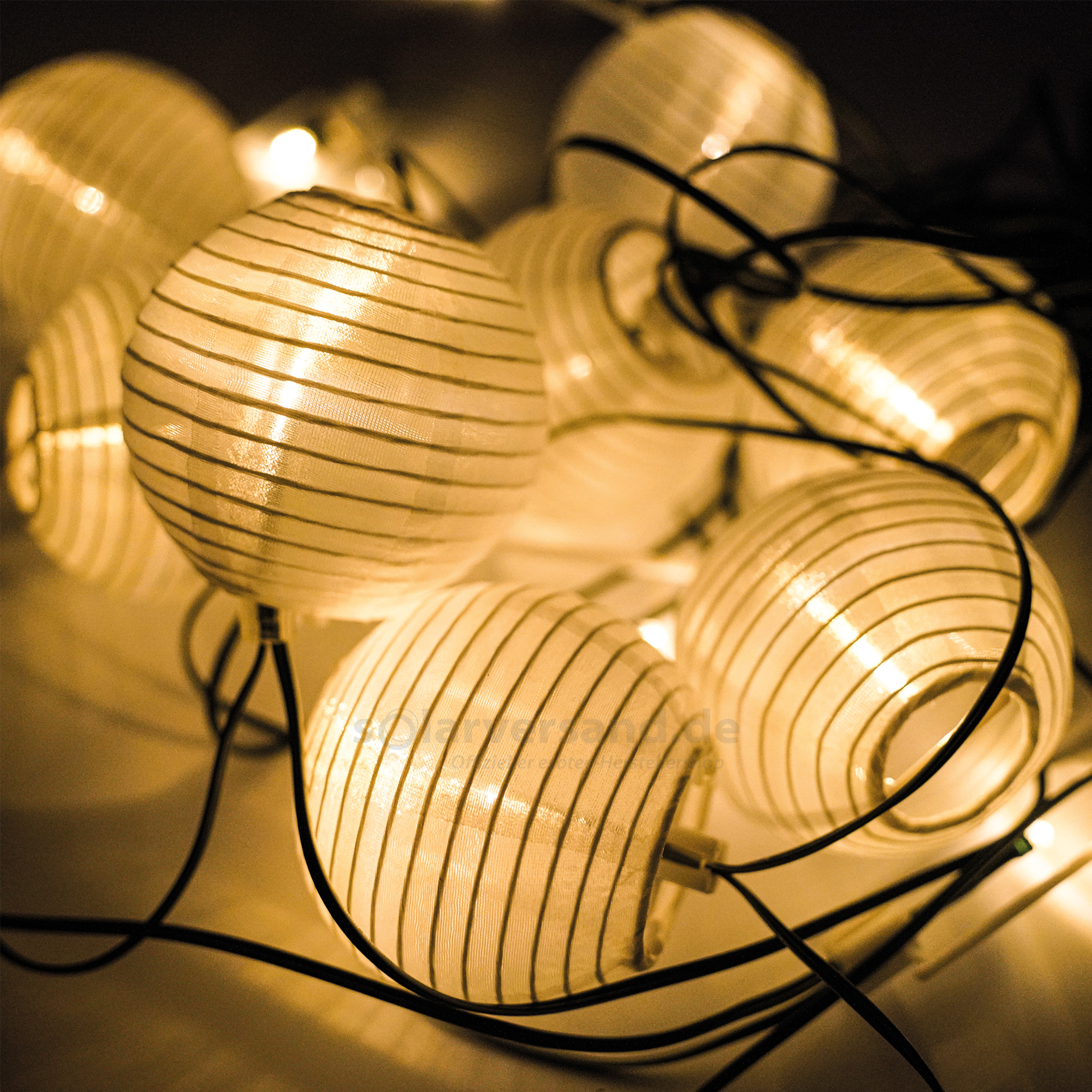 LED-Lichterkette mit 20 Lampions
