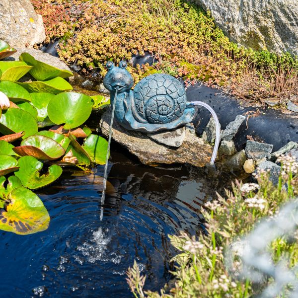 Solar Wasserspeierset Schnecke "Emilius"