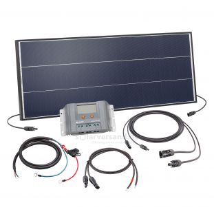 Solaranlage 75Wp 12V mit 30A Laderegler