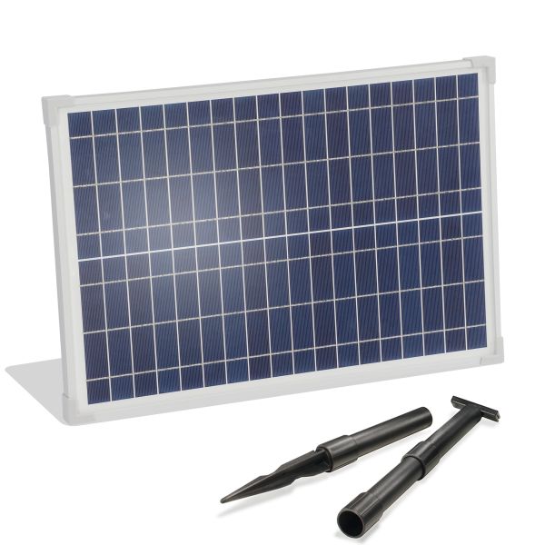 Solarmodul 25 W/ 36 zellig 18 Volt 514x348x23 2-polig klein