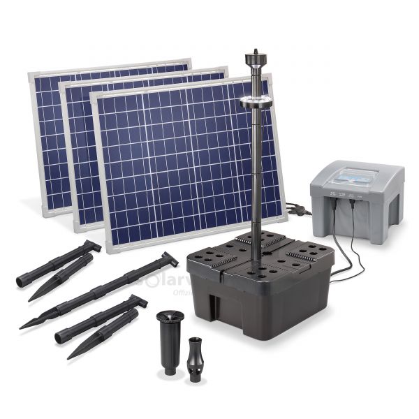 Solar Teichfilterset Profi 150/4000 LED proBatt