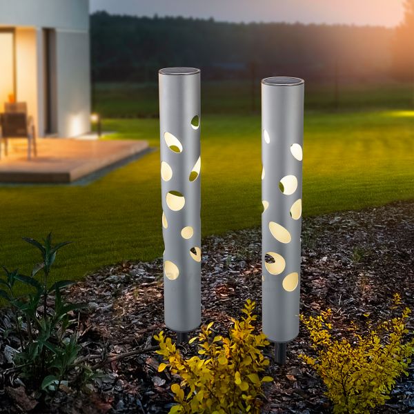 Solarleuchten 2er Set Fantasy Light 48 Duo color