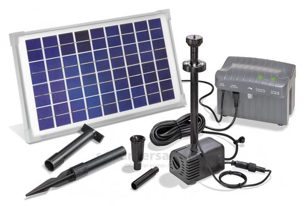 Solar Teichpumpenset Napoli 10/750 LED