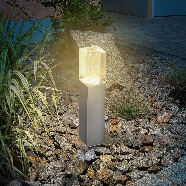 Solar LED-Standleuchte "Bubble Tower 30"