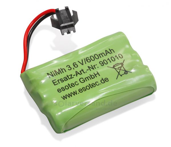 Ersatzakkupack 3,6V 600 mAh - 901010