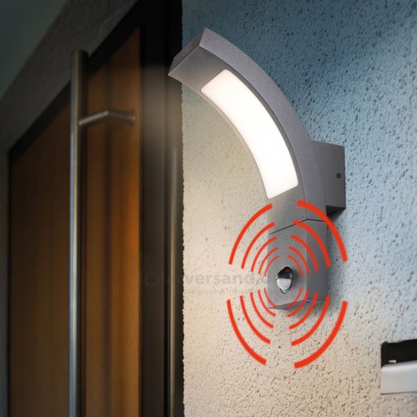 LED Außenwandleuchte SmartLine mit Bewegungssensor