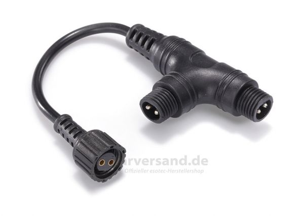 T-Stück Stecker 2-polig klein