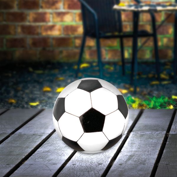 Solar LED Gartenleuchte Fußball