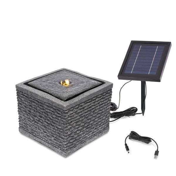 Solar LED Wasserbrunnen "Silent"