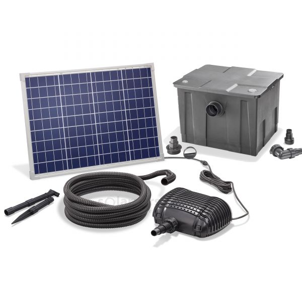 Solar Teichfilter Set Premium 2500/50